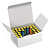 RAJA white cardboard gift boxes, 100x35x100mm - 4