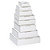 RAJA white foam postal boxes, 240x230x80mm - 1