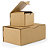 RAJAPOST brown postal boxes, 240x170x50mm - 1