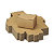 RAJAPOST mini brown postal boxes, 60x43x35mm - 1