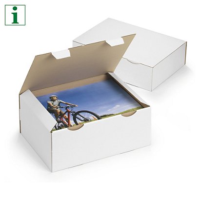 RAJAPOST white postal boxes, 430x300x180mm - 1