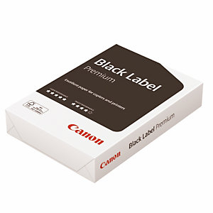 Ramettes papier blanc Canon Black Label Premium A4 80g, lot de 5