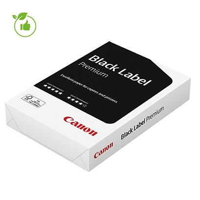 Ramettes papier blanc Canon Black Label Premium A4 80g, lot de 5 - 1