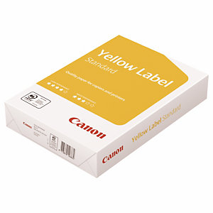Ramettes de papier Canon Yellow Label 80 g A4 blanc, lot de 5
