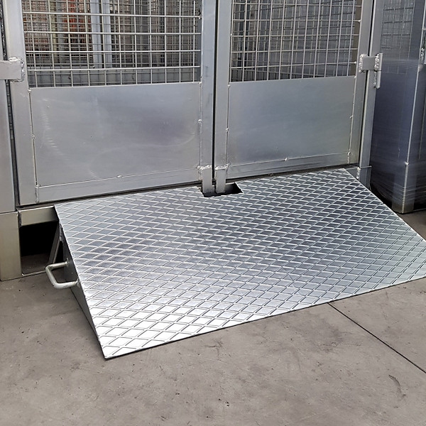 Rampa deposito per bombole a gas 100x45x15 cm - 1