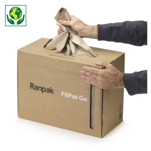 Ranpak® FillPak Go™ - kraftpapper i dispenserförpackning