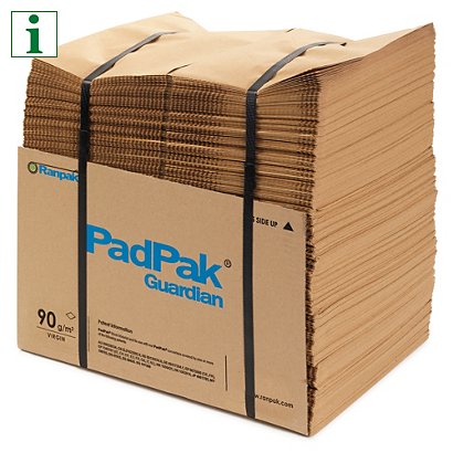 Ranpak Guardian paper recycled paper, 2ply, 70gsm, 380mm x 180m - 1