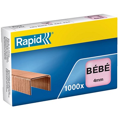 Rapid Agrafes BÉBÉ - Boîte de 1000 - 1