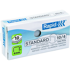 Rapid Agrafes Standard -n°10 - Boîte de 1000