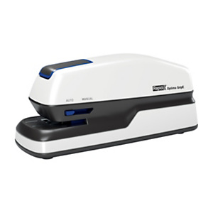 Rapid Agrafeuse électrique Optima Grip - Agrafes Optima 56 - Capacité 20 feuilles - Blanc Rapid Agrafeuse électrique Optima Grip - Agrafes Optima 56 - Capacité 20 feuilles - Blanc