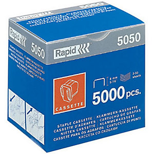 Rapid Cassette d'agrafes R5050, 5 000 agrafes, bleu/blanc