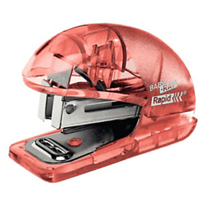 Rapid ICE F4 Grapadora manual mini, capacidad para 10 hojas, compatible con grapas 24/6 y 26/6, color albaricoque Rapid ICE F4 Grapadora manual mini, capacidad para 10 hojas, compatible con grapas 24/6 y 26/6, color albaricoque