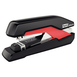 Rapid SO60 Supreme Grapadora manual, Omnipress, capacidad para 60 hojas, compatible con grapas 24/6-24/8+ y 26/6-26/8+, negra/roja Rapid SO60 Supreme Grapadora manual, Omnipress, capacidad para 60 hojas, compatible con grapas 24/6-24/8+ y 26/6-26/8+, negra/roja