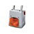 Rapid Supreme HDC150 Perforatore per alti spessori, 2 Fori, 150 Fogli, Colore argento/arancione - 3