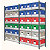 Rayonnage archives pour caisses d' archives - Simple face - L. 125 x P. 50 cm - Elément Suivant - Anthracite - 3