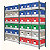 Rayonnage archives pour caisses d' archives - Simple face - L. 125 x P. 50 cm - Elément Suivant - Anthracite - 2