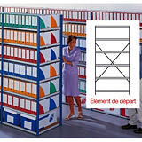Rayonnage archives évolutif double face élément de départ - largeur 1,5 m##Rayonnage archives évolutif double face élément de départ - largeur 1,5 m Rayonnage archives évolutif double face élément de départ - largeur 1,5 m##Rayonnage archives évolutif double face élément de départ - largeur 1,5 m