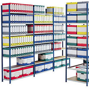 Rayonnage archives Maxipro - Simple face - L. 100 x P. 35 cm - Elément Départ