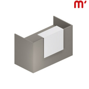 Reception BeCome 1 bancone da 160 cm, Ingombro totale 165 x 82,5 x 105 cm, Tortora/Bianco Reception BeCome 1 bancone da 160 cm, Ingombro totale 165 x 82,5 x 105 cm, Tortora/Bianco
