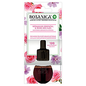 Recharge pour diffuseur de parfum Botanica rose et géranium 19 ml