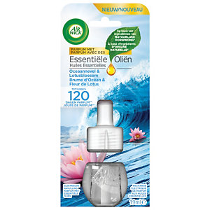 Recharge pour diffuseur de parfum électrique Air Wick océan fleur de lotus 19 ml