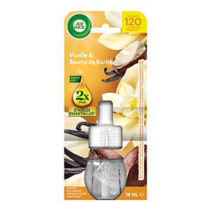Recharge pour diffuseur de parfum électrique Air Wick vanille et beurre de karité 19 ml Recharge pour diffuseur de parfum électrique Air Wick vanille et beurre de karité 19 ml