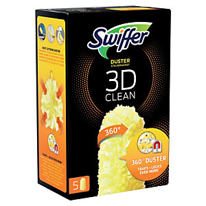 Recharge plumeaux Swiffer 3D Clean, boîte de 5