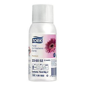 Recharges diffuseur de parfum Tork A1 floral 75 ml, lot de 12
