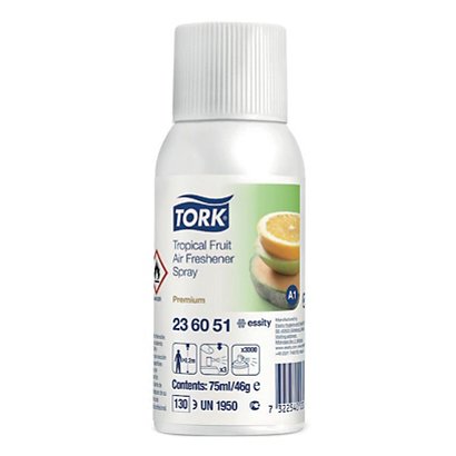 Recharges diffuseur de parfum Tork A1 fruité 75 ml, lot de 12