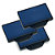 Recharges d'encre bleue 6/53 pour tampon Trodat Metal Line 5203/5440/5253, lot de 3 - 2