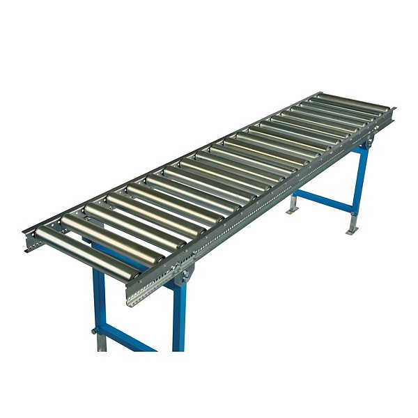 Rechte baan met stalen rollen 40 cm - 1 m - 6