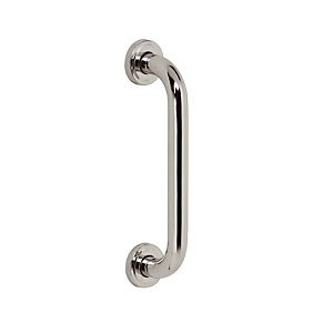 Rechte verchroomde optrekstang 25 cm Rechte verchroomde optrekstang 25 cm