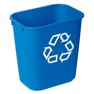 Rechthoekige kantoorpapiermand Rubbermaid 13 L Rechthoekige kantoorpapiermand Rubbermaid 13 L
