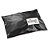 Recycled black plastic mailing bags, 305x406mm, pack of 100 - 2