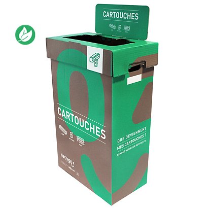 Recygo ECOBOX boîte de collecte pour le tri et recyclage des cartouches - Service de collecte inclus