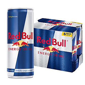 Red Bull Energy Drink, 250 ml (confezione 6 pezzi) Red Bull Energy Drink, 250 ml (confezione 6 pezzi)