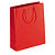 Red gloss laminated custom printed bags - 180x220x65mm - 1 colour, 1 side - 1