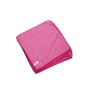 Red Microfibre Cloths – Pack of 10