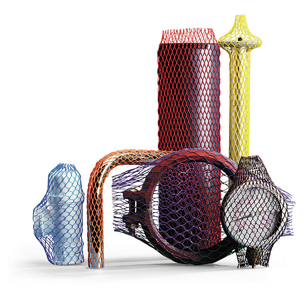 Rede de proteção tubular de plástico - 1