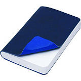 Reflexa® Taccuino rilegato, 12,5 x 20,3 cm, 240 pagine a righe, Copertina flessibile, Blu/Azzurro Reflexa® Taccuino rilegato, 12,5 x 20,3 cm, 240 pagine a righe, Copertina flessibile, Blu/Azzurro