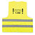 Reflexná vesta žltá, veľkosť XXL - 2