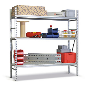 Regal Prorack+ Anbauregal mit Spanplatte Tiefe 800 mm