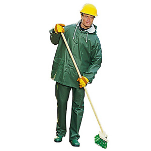 Regenpak. Groen, maat XL-XXL. Regenpak. Groen, maat XL-XXL.