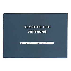 Registre spécialisé "Visiteurs" 21 x 29,7 cm 96 pages
