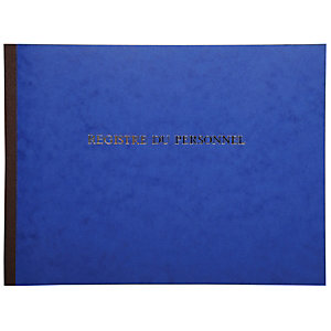 REGISTRES LE DAUPHIN Registre du Personnel - Dim. : 24 x 32 cm, 40 pages
