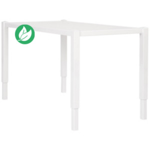 Rehausse pour Bibliothèque Budget - L.80 x P.42 x H.35 cm - Plateau Blanc - Pieds Blanc Rehausse pour Bibliothèque Budget - L.80 x P.42 x H.35 cm - Plateau Blanc - Pieds Blanc