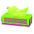Renova Mouchoirs en papier Red Label boîte de 80 coloris bleu, vert, orange et violet - lot de 16 - 4