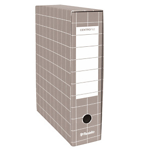 RESISTO Centrofile Registratore archivio, Formato Protocollo, Dorso 8 cm, Cartone, Grigio RESISTO Centrofile Registratore archivio, Formato Protocollo, Dorso 8 cm, Cartone, Grigio