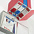RESISTO Scatola archivio Box 4, 29,3 x 9 x 37,5 cm, Cartone, Rosso - 2
