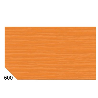 REX SADOCH Carta crespa - 50 x 250 cm - 48 gr/m2 - arancione 600 - Sadoch - conf.10 rotoli - 1